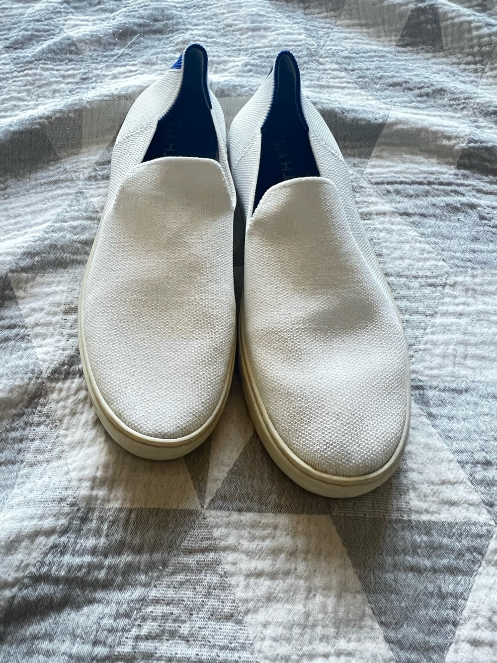 Rothy's White Slip-On Women Loafers Sneakers